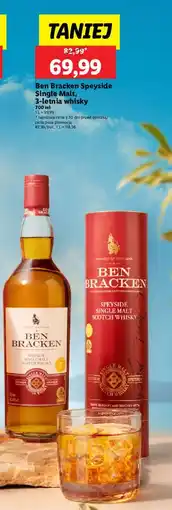 Lidl Whisky puszka Ben Bracken Single Malt oferta