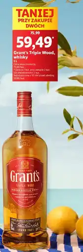 Lidl Whisky Grant's Triple Wood oferta