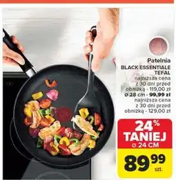 Carrefour Patelnia 28 cm black essential Tefal oferta
