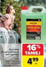 Carrefour Płyn letni do spryskiwaczy Motorynka Car Care oferta