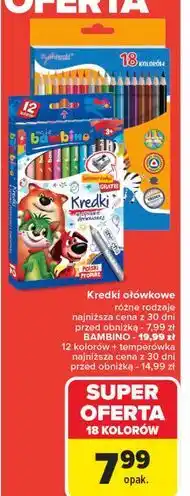 Carrefour Kredki ołówkowe St. Majewski oferta