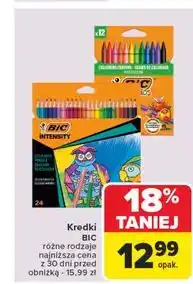 Carrefour Kredki świecowe plastidecor Bic Kids oferta
