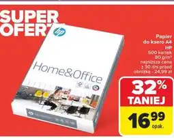 Carrefour Papier ksero a4 hp home & office 80 g Hp oferta