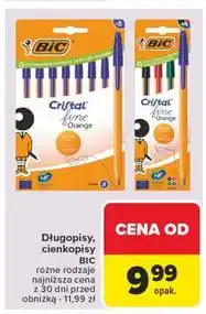 Carrefour Długopis cristal mix Bic Cristal oferta