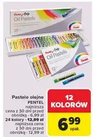Carrefour Pastele olejne 24 kolory Pentel oferta