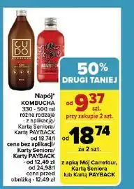 Carrefour Kombucha czerwone owoce Komvida oferta
