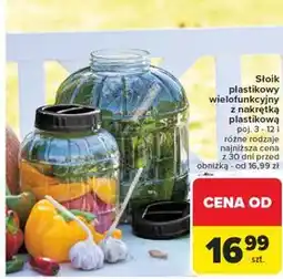 Carrefour Słój plastikowy 12 l oferta
