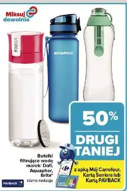 Carrefour Butelka filtrująca wodę 500 ml Dafi oferta