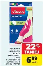 Carrefour Rękawice universal rozm. m Vileda oferta