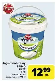 Carrefour Jogurt naturalny Zott Primo oferta