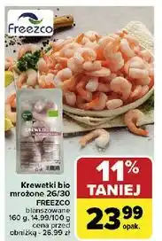Carrefour Krewetki bio 26/30 Freezco oferta