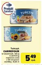 Carrefour Tuńczyk kawałki w sosie własnym Carrefour Classic oferta