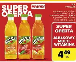Carrefour Sok jabłkowy 100% Tymbark oferta