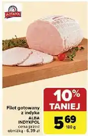 Carrefour Filet gotowany alba Indykpol oferta