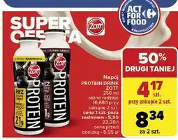 Carrefour Napój proteinowy bananowy Zott Protein oferta