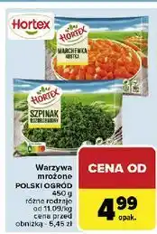 Carrefour Szpinak rozdrobniony Hortex oferta