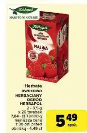 Carrefour Herbata malina Herbapol Herbaciany Ogród oferta