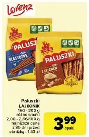 Carrefour Paluszki z sezamem Lajkonik oferta