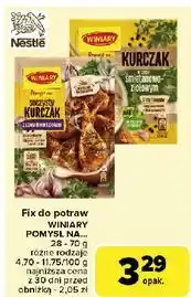 Carrefour Kurczak w sosie śmietanowo-ziołowym Winiary Pomysł Na oferta