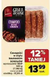 Carrefour Cevapcici w stylu kaukaskim Sokołów Grill House oferta
