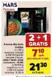 Carrefour Karma dla kota smaki rybne Sheba Selection In Sauce oferta