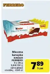 Carrefour Baton Kinder Mleczna Kanapka oferta