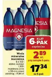Carrefour Woda lekko gazowana Magnesia oferta