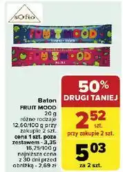 Carrefour Batonik żurawina & borówka Fruit Mood oferta