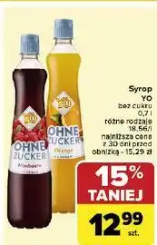 Carrefour Syrop pomarańczowy Yo oferta