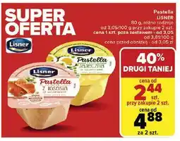Carrefour Pasta z łososia ze szczypiorkiem Lisner Pastella oferta