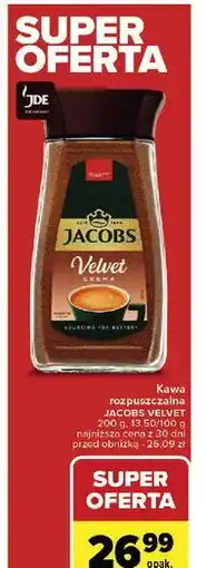 Carrefour Kawa Jacobs Velvet oferta