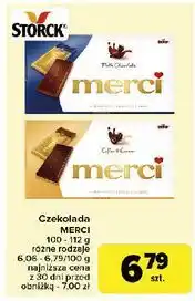 Carrefour Czekolada mleczna Storck Merci oferta