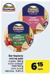 Carrefour Ser kremowy z szynką Hochland oferta
