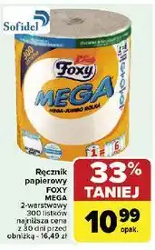Carrefour Ręcznik papierowy Foxy Mega oferta