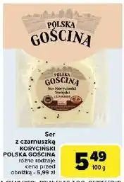 Carrefour Ser koryciński z czarnuszką Polska Gościna oferta