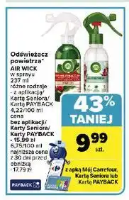 Carrefour Odświeżacz powietrza frezja zapas Air Wick Active Fresh oferta