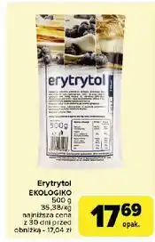 Carrefour Erytrytol Ekologiko oferta