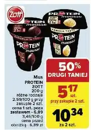 Carrefour Mus waniliowy Zott Protein oferta