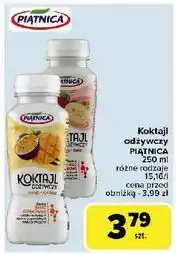 Carrefour Koktajl z białkiem serwatkowym mango marakuja owies Piątnica oferta