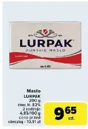 Carrefour Masło klasyczne 82% Lurpak oferta