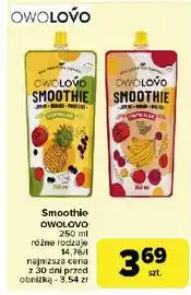 Carrefour Smoothie jabłko-banan-malina Owolovo oferta
