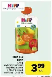 Carrefour Mus jabłka-gruszki-dynia Hipp Hippis oferta