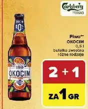 Carrefour Piwo Okocim Radler Pomarańcza Sycylijska Z Limonką 0% oferta