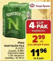 Carrefour Piwo Namysłów Pils oferta