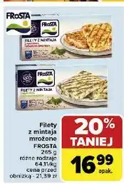 Carrefour Filety z mintaja marynatą masłem i ziołami Frosta oferta