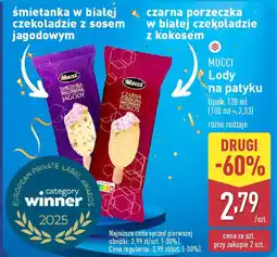 ALDI MUCCI Lody na patyku oferta