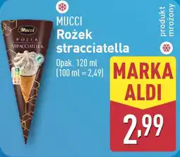 ALDI MUCCI Rożek stracciatella oferta