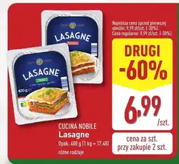ALDI Danie gotowe Lasagne Cucina Nobile oferta