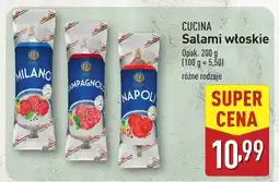 ALDI Kiełbasa Salami włoskie Cucina oferta