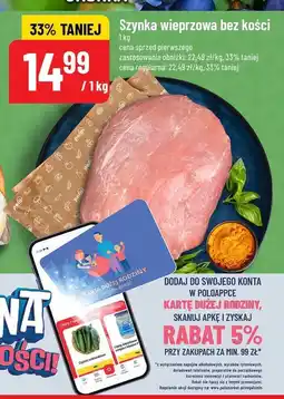 Polomarket Szynka wieprzowa bez kości Polo oferta